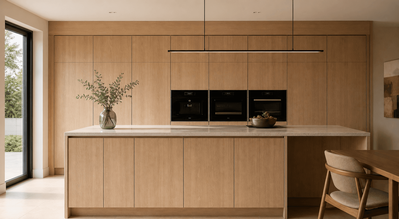 Illustrative kitchen direction for the fictional Courtyard Rooms dossier